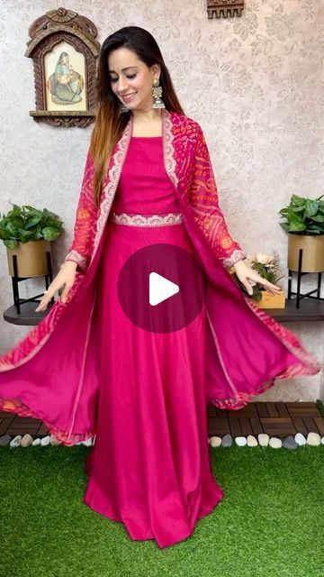 Gown From Old Silk Saree, Gown From Old Saree, Ritu Verma, Silk Long Gown, Heavy Work Saree, Bandhani Dress, Lehenga Style, Work Sarees, Long Gown