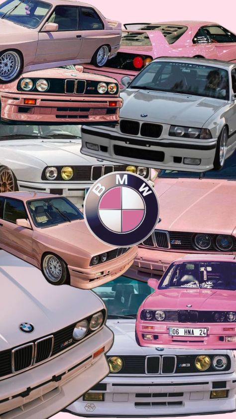 Pink Bmw, Car Deco, Pimped Out Cars, Pretty Bike, Best Jdm Cars, Classy Cars, Pink Car, Fancy Cars, Bmw E30