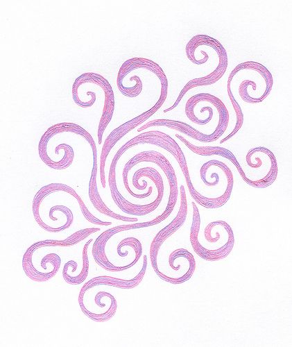 Swirls Drawing, Swirl Doodles, Drawing Swirls, Designs To Draw Patterns, Swirl Drawing, Swirly Tattoo, Swirl Symbol, Swirl Design Pattern, Swirl Painting