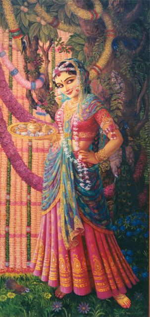 Radha - Her eyes are only for Krishna. Vrinda Devi, Krishna Sketch, Radha Beauty, Shri Radha, Radha Painting, Krishna Drawing, Bhakti Yoga, Shiva Pics, Radha Krishna Wallpaper