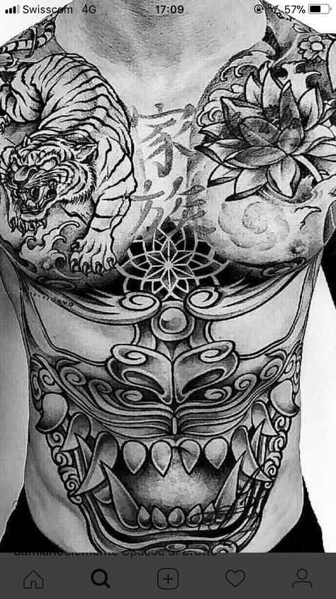 Tiger tattoo Chest Stomach Tattoo Men, Mens Belly Tattoo, Men Stomach Tattoos Ideas, Tiger Tattoo Chest, Tiger Stomach Tattoo, Mens Stomach Tattoos, Men’s Stomach Tattoos, Chest Tattoo Design For Men, Stomach Tattoo Men