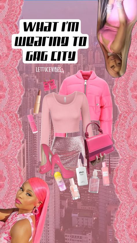 What I’m wearing to gag city 😍🩷#gagcity #nickiminaj #gag #rap #outfitinspo #outfit #beauty #art #fashioninspo #inspo #painting #bimbocore #pink #fashion #ootd City Outfits, Beauty Art, Nicki Minaj, Pink Fashion, Rap, Fashion Inspo, Ootd, Outfit Inspo, Pink