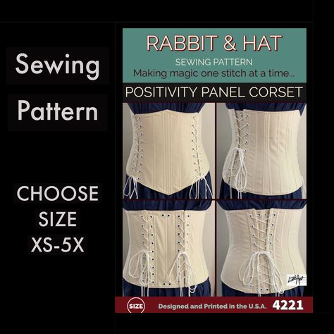 Corset Sewing Pattern Free, 2022 Costumes, Scottish Festival, Hat Sewing Pattern, Under Bust Corset, Rabbit Hat, Hat Sewing, Cloth Pattern, Hat Patterns To Sew