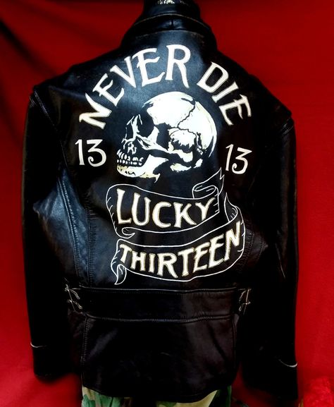 Vintage Motorcycle Jacket, Jacket Hand Painted, Painted Leather Jacket, Vintage Motorcycle, Motorcycle Jacket, Harley Davidson, Leather Jacket, Hand Painted, Paint