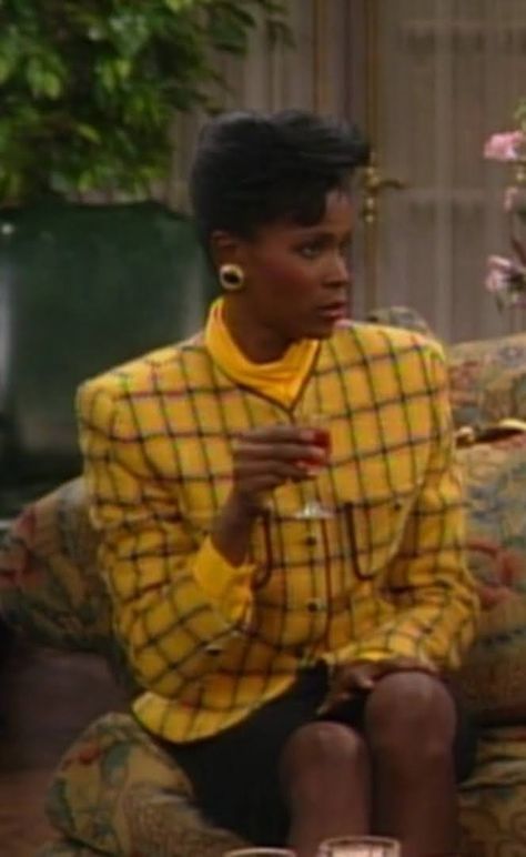 Aunt Viv Fresh Prince Style, Aunt Viv Fresh Prince, Janet Hubert, Fresh Prince Outfits, Top Icons, Aunt Viv, Prince Outfit, Prince Style, Air Cast