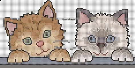 Knitting Patterns Free Dog, Cat Cross Stitches, Animal Knitting Patterns, Cat Cross Stitch Pattern, Pola Kristik, Baby Blanket Knitting Pattern, Cross Stitch Heart, Cat Cross Stitch, Cross Stitch Baby