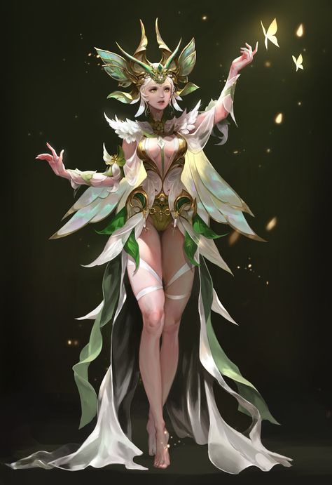 ArtStation - Fairy queen, sunong :) Anime Queen Art, Anime Queen, Queen Drawing, Fantasy Queen, Rpg Map, Fairy Queen, Queen Art, 다크 판타지, Fantasy Fairy