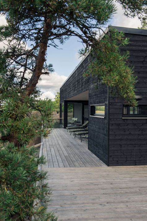 Summer Villa, Building Costs, Planning Permission, Black House Exterior, Wooden House, Modern Exterior, Modern Industrial, Container House, Summer House