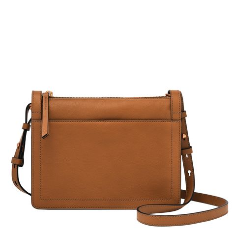 PRICES MAY VARY. Editor's Notes: Taryn is an everyday style in a perfect size. The simple styling details make it versatile to wear with casual and refined looks. It features an adjustable crossbody strap and has exterior function with its front and back slide pockets. Perfectly Proportioned: 9.5" L x 2.25" W x 7.25" H; 1 Adjustable Crossbody Strap Premium Craftsmanship: Genuine Leather Crossbody Bag; Zipper Closure; Fabric Lining; imported It's all in the Details: Exterior Details: 1 Back Slide