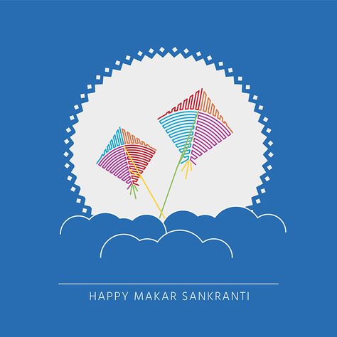 Vector happy makar sankranti festival template with creative kites illustration Kites Illustration, Makar Sankranti Creative, Kite Illustration, Makar Sankranti Festival, Festival Template, Happy Makar Sankranti, Kite Festival, Design Fonts, Makar Sankranti