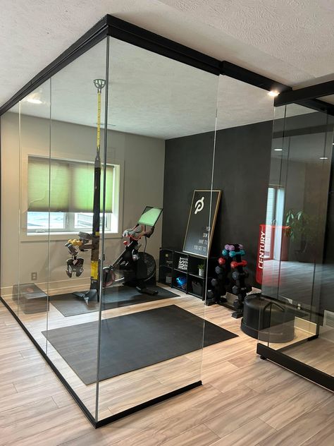 Home gym mirror ideas