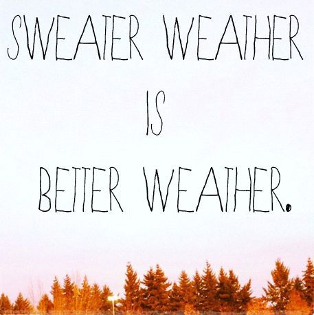 Sweater weather is better weather. Hate Summer, Weather Quotes, Autumn Quotes, Fabulous Fall, Happy Fall Y'all, Fall Favorites, Happy Fall, Fall Thanksgiving, Sweater Weather