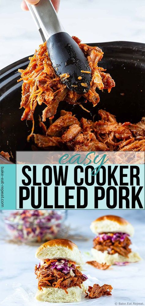 Pulled Pork Crock, Pulled Pork Recipe Slow Cooker, Crock Pot Pulled Pork Recipe, Crockpot Pulled Pork, Slow Cooker Pulled Pork, Blogger Photos, Pulled Pork Recipes, Shredded Pork, Pork Sandwich