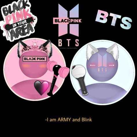 Army And Blink, The Army, Black Pink, Pink, Black