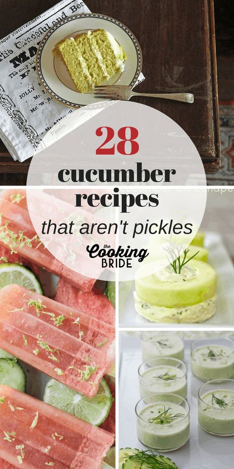 Looking for tasty ways to use cucumbers that doesn't involve making pickles? Check out this list of cucumber dishes that will put your garden's bounty to good (and delicious) use. #cucumbers Cucumber Dishes, Making Pickles, Cucumber Uses, Cucumber Appetizers, Homemade Tzatziki Sauce, Cucumber Bites, Party Appetizers Easy, Quick Appetizers, Cucumber Recipes