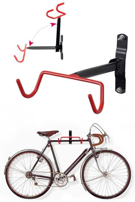 Bike Hanger Wall, Bicycle Wall Hanger, Bike Storage Apartment, Bicycle Wall Mount, Bicycle Hanger, Indoor Bike Storage, Bike Rack Garage, Casa Garage, Bike Rack Wall