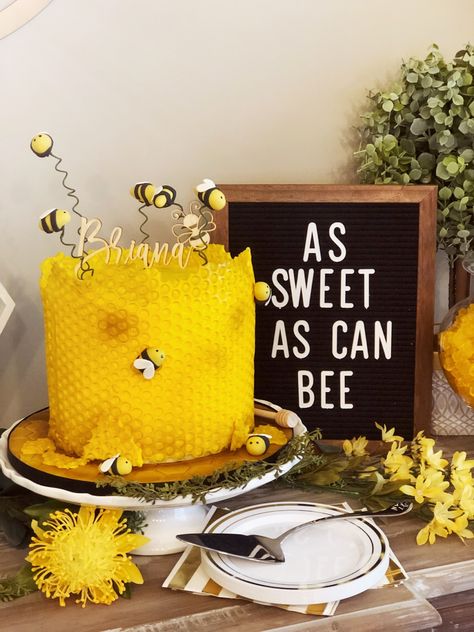 1 Year Bee Birthday, Bees First Birthday, Honey Bee One Year Birthday, 1st Birthday Honey Bee Theme, Bumble Bee First Birthday Party, Bee Third Birthday Party, 3rd Bee Day Party, August Birthday Themes Party Ideas, Honeybee 1st Birthday Party