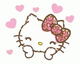 Gif Hello Kitty, Sanrio Gif, Sticker Hello Kitty, Hello Kitty Gif, Gif Hello, Kitty Gif, Hello Kitty Stickers, Gif Sticker, Hello Kitty Imagenes