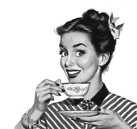 9 Little Courtesies And Social Habits We Need To Bring Back To Make The World A Happier Place Coffee Good Morning, Vintage Coffee, A Black, Good Morning, A Woman, Tea, Black And White, Coffee, Hair