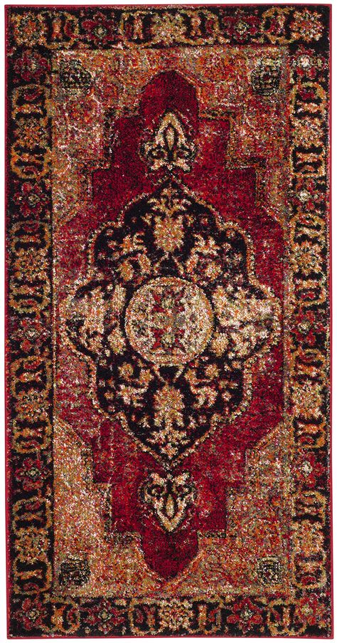 Safavieh Rug, Entryway Living Room, Persian Design, Red Home Decor, Bedroom Area Rug, Old World Style, Classic Rugs, Accent Rug, Persian Area Rugs