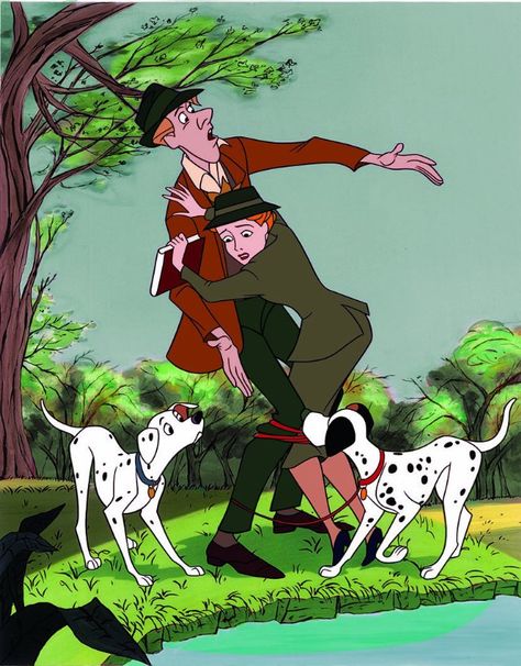 ~ 101 Dalmatians, 1961 Disney Amor, Vintage Cartoons, Disney 101 Dalmatians, Images Disney, Dalmatian Dogs, Disney Favorites, Disney Couples, Old Disney, Disney Aesthetic