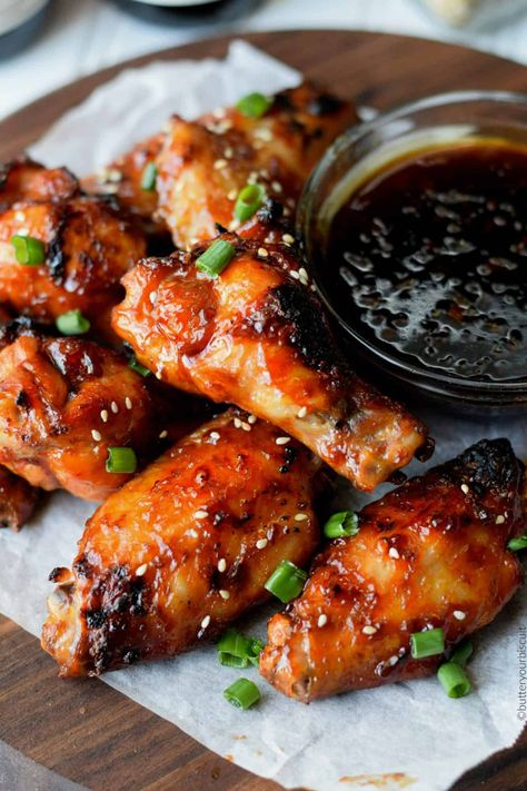 Spicy Teriyaki Chicken, Baked Teriyaki Chicken Wings, Teriyaki Chicken Wings Recipe, Ayam Teriyaki, Teriyaki Wings, Best Chicken Wing Recipe, Teriyaki Chicken Wings, Football Friday, Baked Teriyaki Chicken