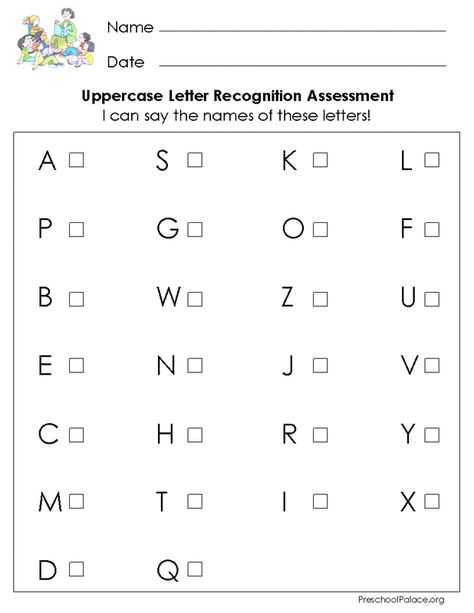 Assessment Printables - Preschool Palace Prek Evaluation, Ece Assessment, Prek Assessment, Preschool Assessment Forms, Preschool Forms, Preschool Checklist, Letter Assessment, Prek Learning, Data Folders