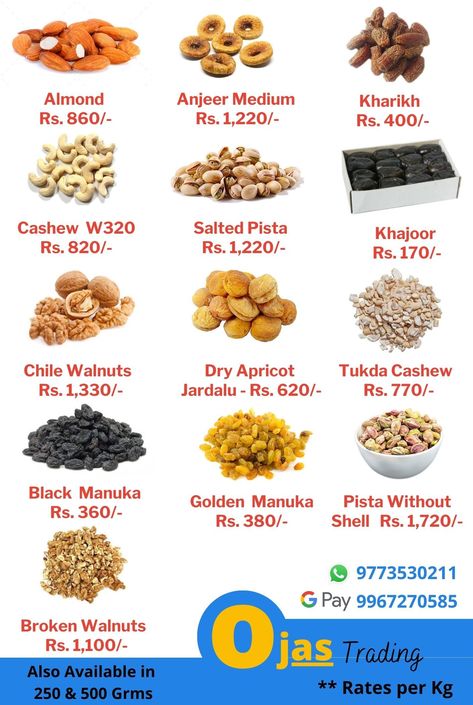 Indian Spices List, Dry Fruits Names, Dry Fruits Benefits, Tiffin Lunch, Vegetables List, Fruits And Vegetables List, Healthy Food Chart, Dry Fruit Tray, List Of Spices