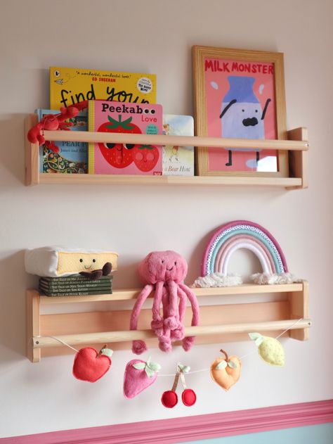 There was so much love for our daughter’s colourful nursery reveal over on Instagram and Tik Tok last week, so I thought I’d write a post with all the details… Bekvam Nursery, Playroom Colourful, Nursery Room Inspiration Colorful, Colourful Nursery Ideas, Fun Nursery Ideas, Playroom Corner, Nursery Colorful, Colourful Nursery, Colorful Nursery Decor