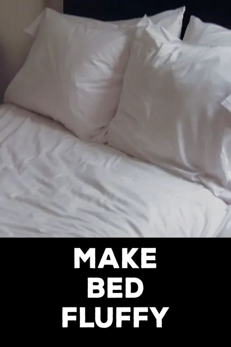 How to Make Bed Fluffy Make Your Bed Fluffy, How To Make Your Bed Look Fluffy, How To Make Your King Bed Look Fluffy, Fluffy Hotel Bed, King Size Cotton Fluffy Bedsheets, Luxury Bed Design, Modern Luxury Bed, Fluffy Bedding, Bedroom Oasis