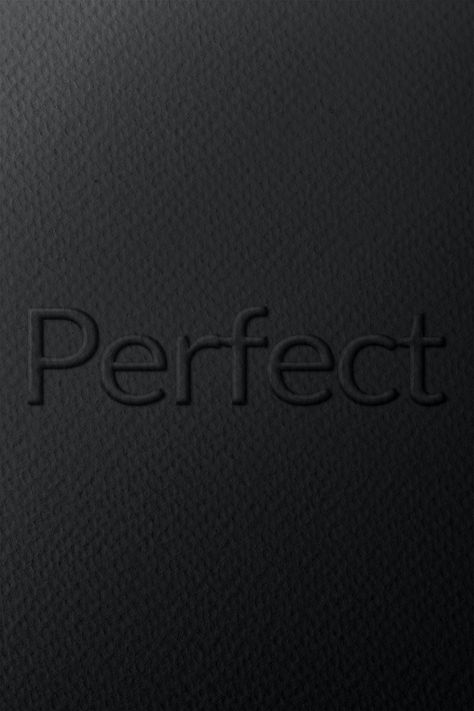 Perfect word emboss typography on paper texture | free image by rawpixel.com / paeng Free Paper Texture, Embossed Text, Minimal Background, Free Illustration Images, Perfect Word, Download Free Images, Black Paper, Black Wallpaper, Paper Texture