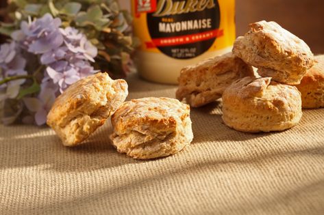 Easy 3 Ingredient Mayonnaise Drop Biscuits | Duke’s Mayo Mayonaise Biscuits, Brunch Desserts, Mayonnaise Recipe, Drop Biscuits, Recipes Sweet, Lemon Bars, 3 Ingredient, Biscuit Recipe, Om Nom