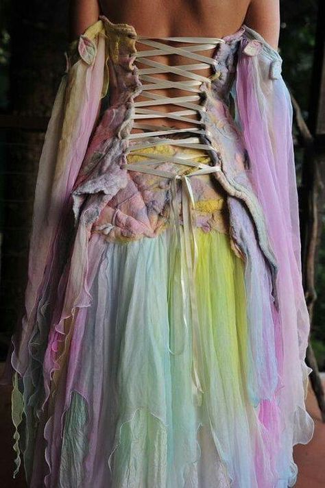 Fairy dress Steampunk Mode, Elf Kostüm, Elven Princess, Fest Outfits, Mode Hippie, Barbie Mode, Fairy Dresses, Idee Cosplay, Fairy Clothes