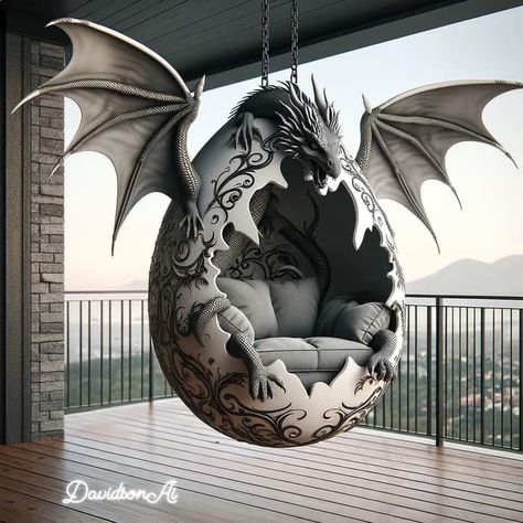 Dragon Room Aesthetic, Dragon Fireplace, Dragon Throne Room, Dragon House Decor, Dragon Couch, Dragon Lounger, House Interior Design Styles, Fantasy Furniture, Dragon Decor