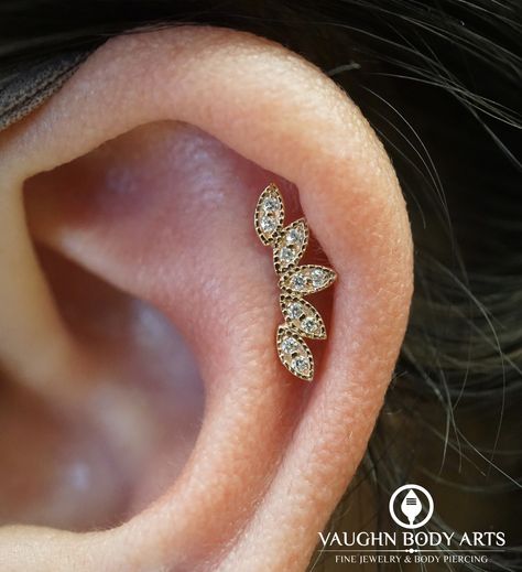 Piercings Ideas, Piercing Inspo, Cool Ear Piercings, Hinged Ring, Gold Earrings Models, Monterey Ca, Jewelry Design Inspiration, Some Body, Body Piercings