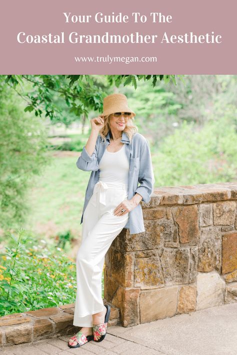 Coastal Grandmother Aesthetic Outfits Summer, Coastal Grandmother Summer Outfits, Costal Grandmother Outfit, Coastal Grandmother Fashion, Coastal Grandmother Winter Outfits, Costal Grandma Aesthetic Outfits Summer, Costal Grandmother Aesthic, Hamptons Style Clothes, Coastal Style Outfits