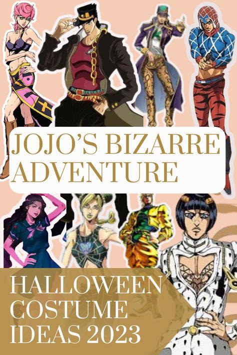 Halloween Jojo Style! Unleash Your Personal and Stand Out with these Bizarrely Adorable Costume Ideas with the best Amazon finds! 🎃🎭 #JoJobizarre #Jojo #Halloweenjojo #Familycostume #Costumeideas #Couplecostume #Cosplay #JotaroKujo *Contains affiliate link Jjba Halloween Costumes, Halloween Costume Ideas 2023, Costume Ideas 2023, Jojo Cosplay, Best Amazon Finds, Your Cosplay, Amazon Must Haves, Jotaro Kujo, Cosplay Diy