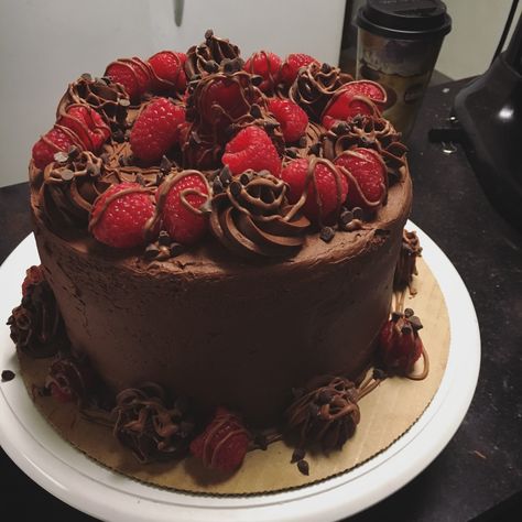 Chocolate Raspberry Cake Aesthetic, Raspberry Cake Aesthetic, Chocolate Gluten Free, Food Reference, Chocolate Raspberry Cake, Cake Aesthetic, Dream Food, Raspberry Cake, Chocolate Raspberry