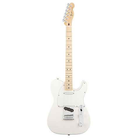 White Fender Telecaster, Blonde Telecaster, White Telecaster, Fender Telecaster White, Maya Modeling, Thinline Telecaster, Fender Acoustasonic Telecaster, Offset Telecaster, Guitar Ideas