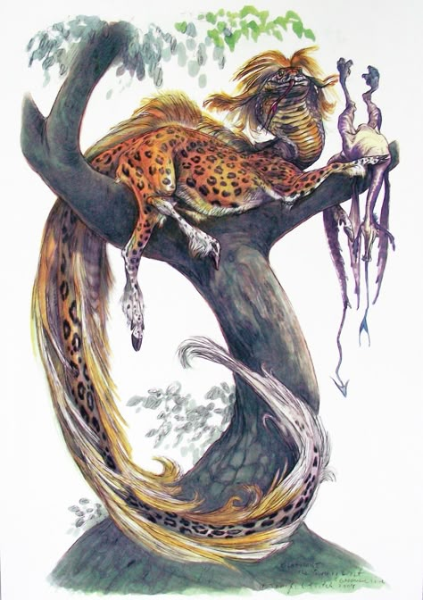 The Questing Beast by Terryl Whitlatch Questing Beast, Terryl Whitlatch, Mythological Animals, Mythical Monsters, Draw Animals, Alien Concept Art, Creature Drawings, Alien Creatures, Demon Art