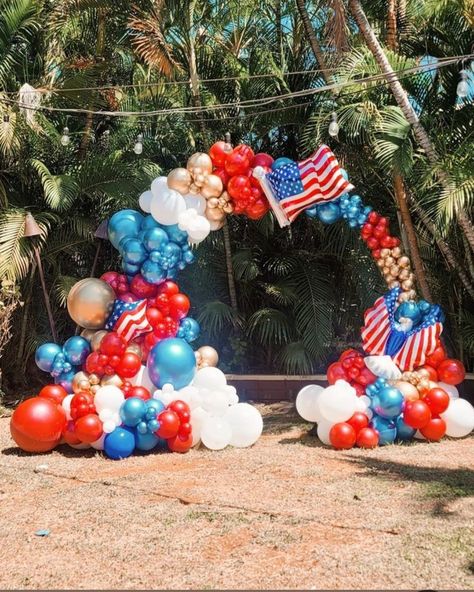 Fourth Of July Balloon Decorations, Patriotic Balloon Garland, Fourth Of July Balloon Garland, 4th Of July Balloon Decorations, Fourth Of July Balloons, 4th Of July Balloon Arch, 4th Of July Balloons, 4th Of July Balloon Garland, Fourth Of July Backdrop