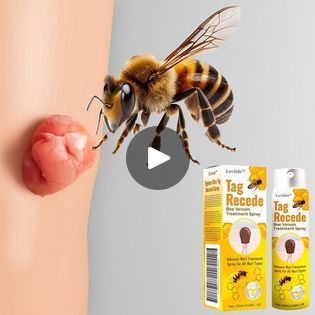 🐝This natural remedy uses natural enzymes to break down abnormal tissues!✨Experience it now 👇 | By Automower Connect-CFacebook Bee Venom, Nursing Education, Natural Remedy, Shop Products, Venom, Natural Remedies, Beauty Hacks, Bee, Spray