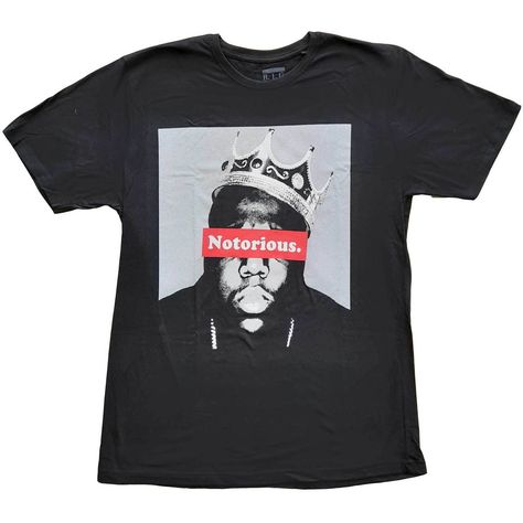 New Cotton T-Shirts Biggie Small Notorious   Others sizes available please contact to details A Rock Off Officially Licensed Product’. Rock Off needs to be contacted by infringement issuers.  We value your custom and our feedback which we work very hard to maintain. We insist upon your satisfaction so IF FOR ANY REASON YOU ARE UNHAPPY WITH YOUR PURCHASE PLEASE CONTACT US BEFORE LEAVING FEEDBACK. Thank you. Notorious Big Shirt, East Coast Hip Hop, Biggie Smalls, Notorious Big, Short Styles, Screen Printing Designs, High Quality T Shirts, Black Design, Small Designs