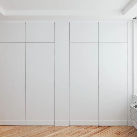 Hide Utility Closet Door, Hidden Bifold Closet Doors, Hidden Closet Doors, Double Closet Door Ideas, Hidden Closet Ideas, Hidden Closet Door, Doors Pictures, Invisible Closet, Closet Pictures