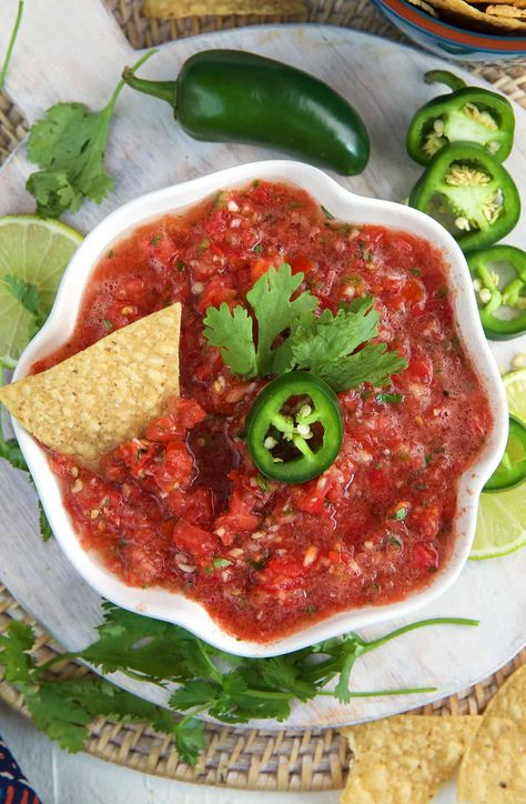 Homemade Salsa Recipe Jalapeno Salad Recipes, Jalapeno Salad, Easy Homemade Salsa Recipe, Gameday Recipes, Homemade Ingredients, Easy Homemade Salsa, Canning Whole Tomatoes, Homemade Salsa Recipe, Recipe For 2