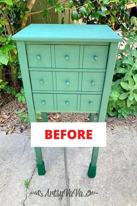 Love furniture upcycle ideas? check out this before and after painted furniture thrift store side table idea. Flea market flips are a great way to decorate on a budget. #hometalk Flea Market Flips, Stained Furniture, Boho Side Table, Decorate On A Budget, End Table Makeover, Side Table Makeover, Furniture Upcycle, Furniture Redos, Lampshade Makeover