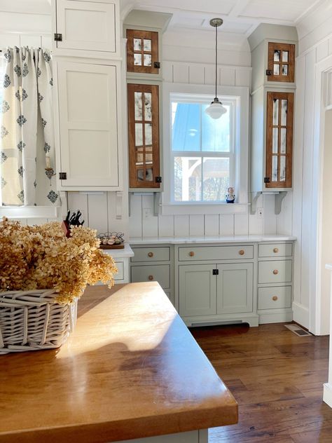 New Old House Kitchen Refresh - Thorn Cove Abode Kitchen With Character, Victorian Kitchen Remodel, Old House Kitchen, Carriage House Kitchen, Small Cottage Interiors, New Old House, Inset Cabinetry, Inset Cabinets, Kitchen Addition