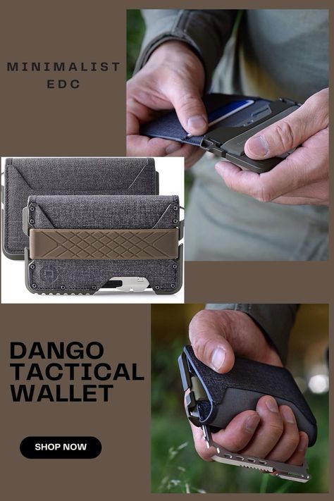 Streamline your everyday carry with the Dango EDC Men’s Wallet – a perfect fusion of style and functionality. Elevate your essentials with precision engineering and rugged elegance. #DangoWallet #MensAccessories #EverydayCarry An Amazon Affiliate Dango Wallet, Modern Ninja, Edc Essentials, Tactical Wallet, Edc Wallet, Multi Tool, Smart Design, Everyday Carry, Amazon Affiliate