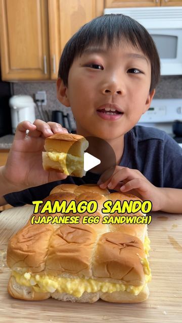 Easy Peasy Jordan on Instagram: "Tamago Sando time!!! We were missing the egg sandwiches out in Japan so decided to make them for lunch. We used Hawaiian sweet rolls and omg, this is our new favorite way to eat Tamago Sandos!!! 

Even Baba said she prefers them with the sweet rolls now!! You guys gotta try this 😋 

What you need:
Eggs (we used 7)
Japanese mayo to taste (@kewpieusa)
Salt and Pepper to taste
Hawaiian sweet rolls @kingshawaiian 

#slidersunday #kingshawaiian #tamagosando" Tamago Sando Recipe, Tamago Sando, Japanese Mayo, Portuguese Sweet Bread, Japanese Egg, Hawaiian Sweet Rolls, Kings Hawaiian, Egg Sandwiches, How To Make Sandwich