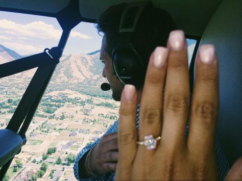 Helicopter Proposal, Engagement Announcement Photos, Airplane Photos, Pilot Wife, Best Wedding Proposals, Dream Dates, Wish Board, Announcement Photos, Surprise Proposal